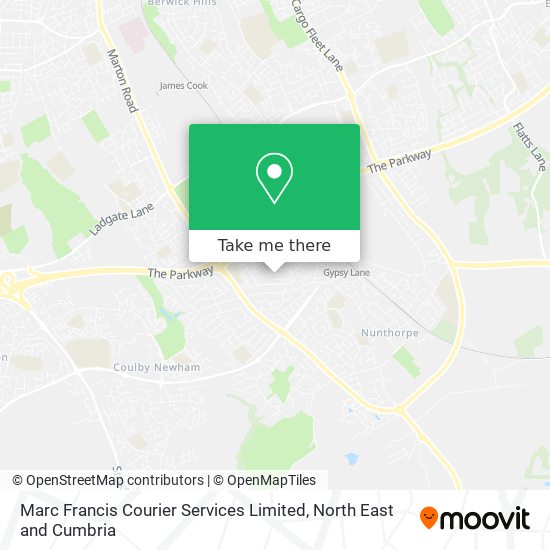 Marc Francis Courier Services Limited map