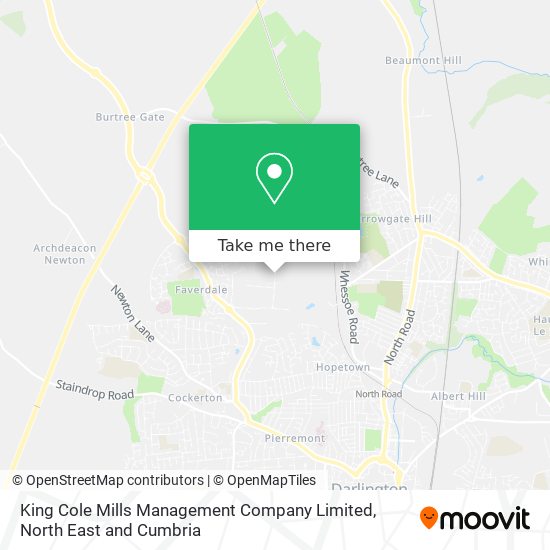King Cole Mills Management Company Limited map