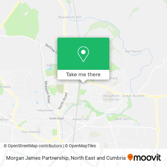 Morgan James Partnership map