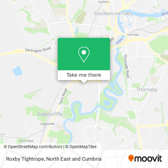 Roxby Tightrope map