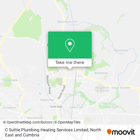 C Suttie Plumbing Heating Services Limited map