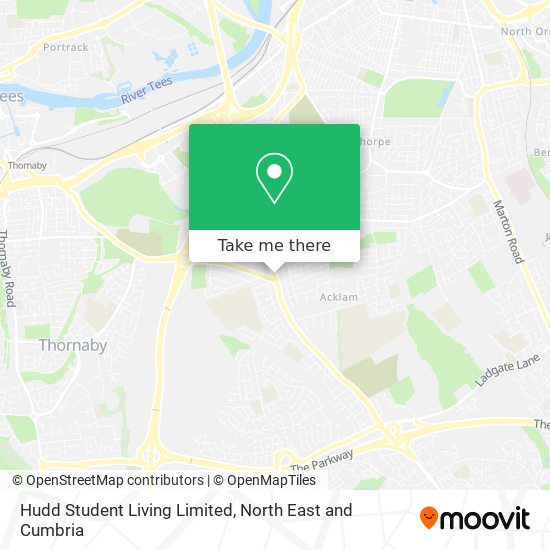 Hudd Student Living Limited map