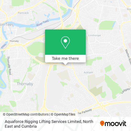 Aquaforce Rigging Lifting Services Limited map