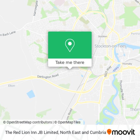 The Red Lion Inn JB Limited map