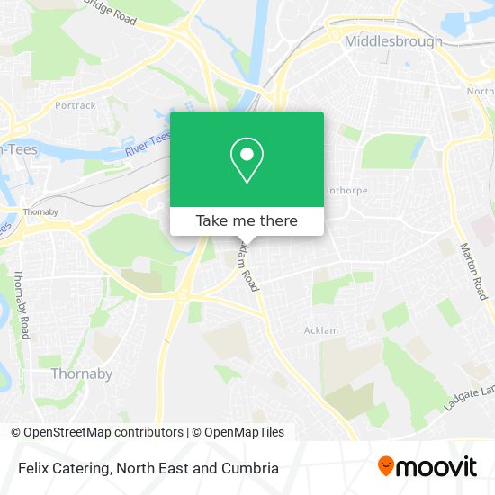 Felix Catering map