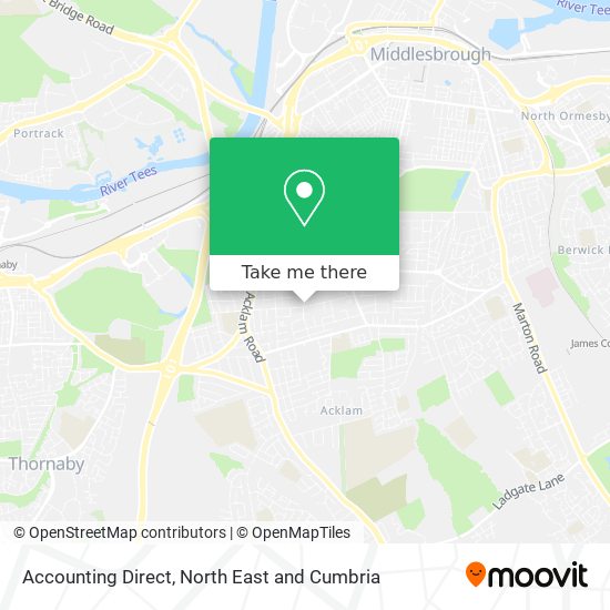 Accounting Direct map