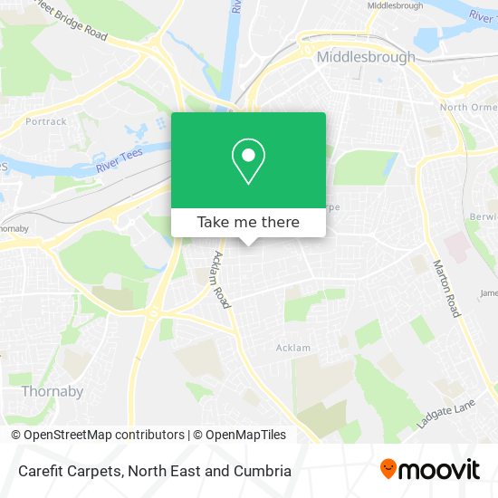 Carefit Carpets map