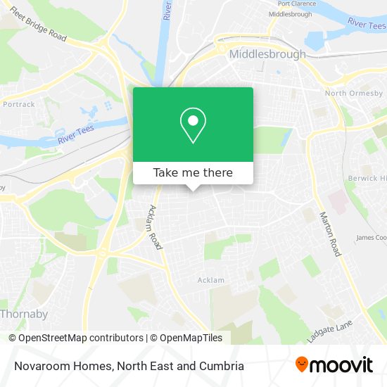 Novaroom Homes map