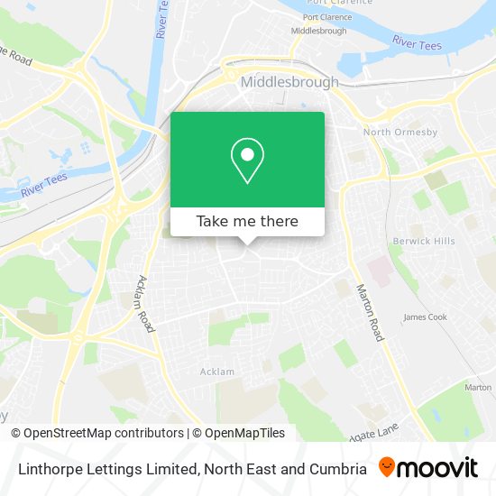 Linthorpe Lettings Limited map