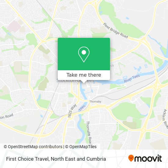 First Choice Travel map