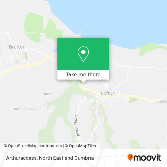 Arthuraccess map