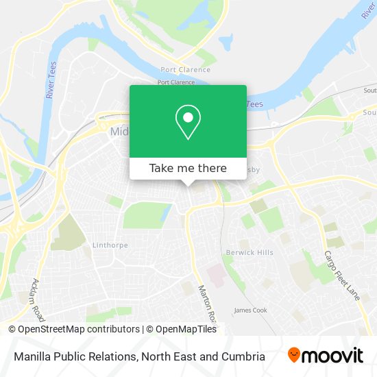 Manilla Public Relations map