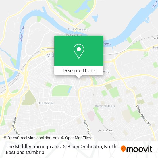 The Middlesborough Jazz & Blues Orchestra map