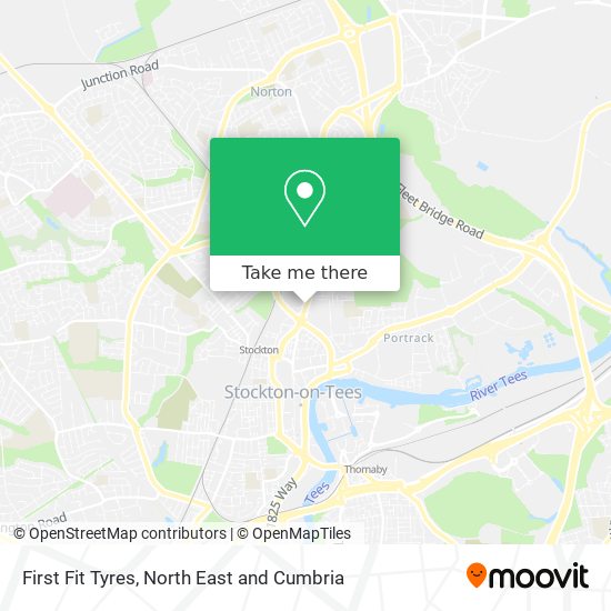 First Fit Tyres map
