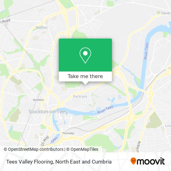 Tees Valley Flooring map