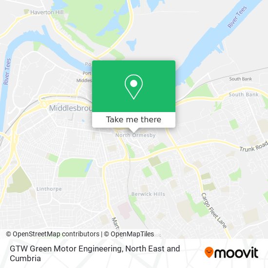 GTW Green Motor Engineering map