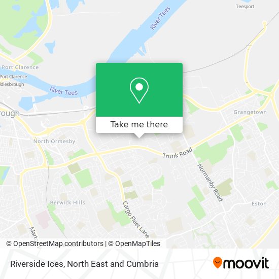 Riverside Ices map