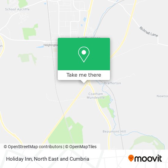 Holiday Inn map