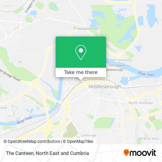 The Canteen map