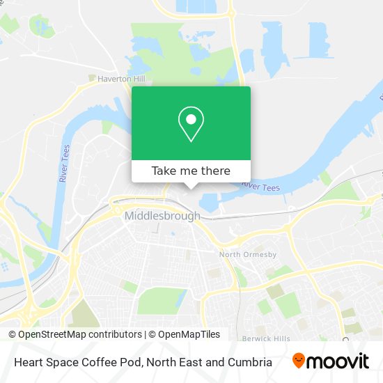 Heart Space Coffee Pod map