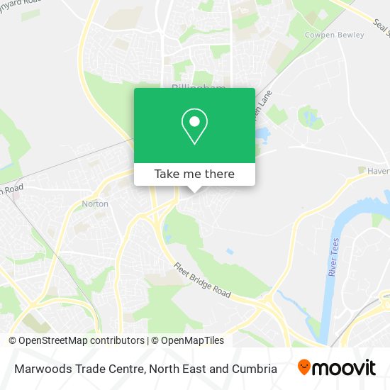 Marwoods Trade Centre map