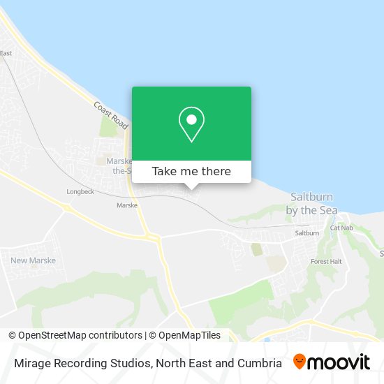 Mirage Recording Studios map