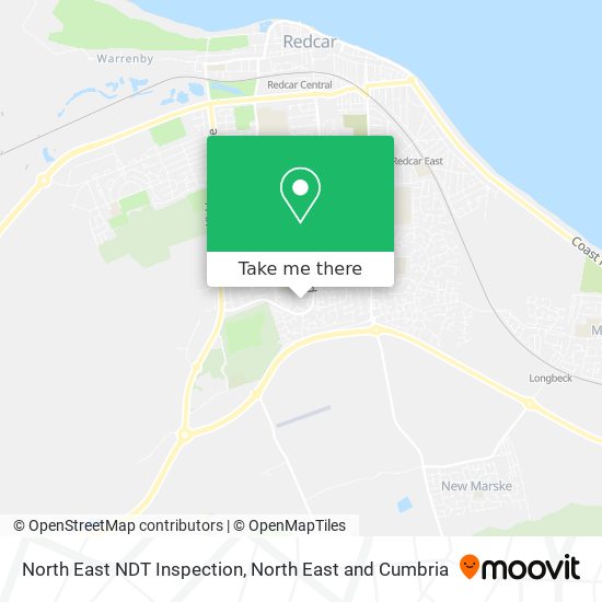 North East NDT Inspection map