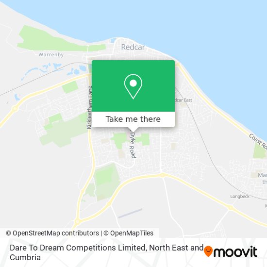 Dare To Dream Competitions Limited map