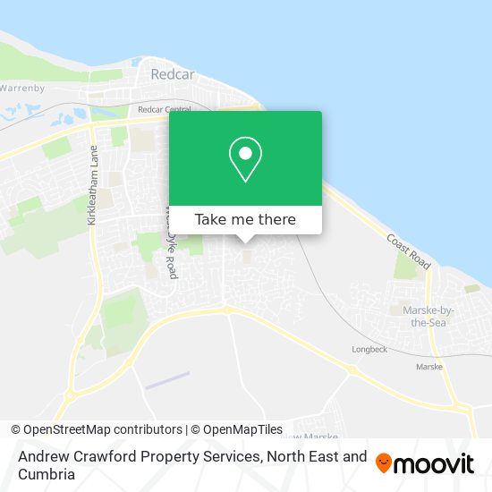 Andrew Crawford Property Services map