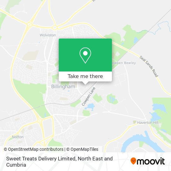 Sweet Treats Delivery Limited map