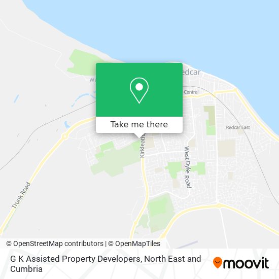 G K Assisted Property Developers map
