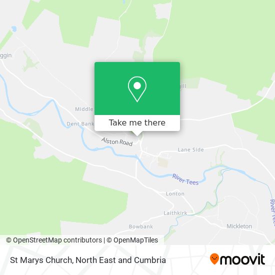 St Marys Church map