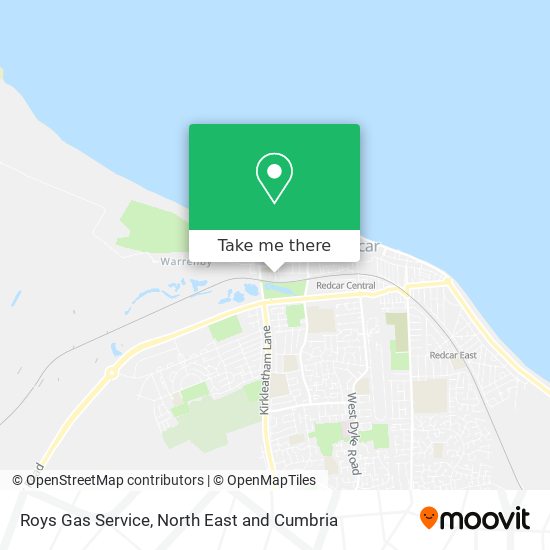 Roys Gas Service map