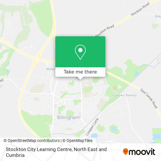 Stockton City Learning Centre map