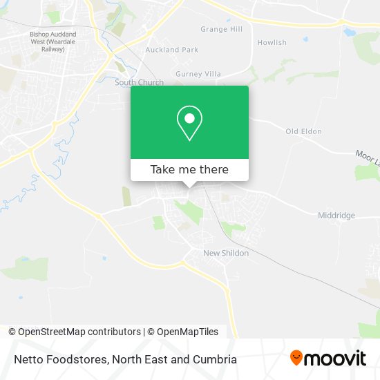 Netto Foodstores map