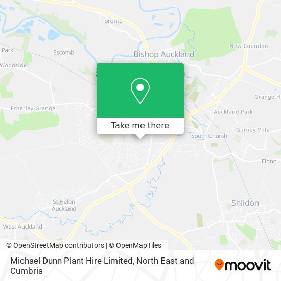 Michael Dunn Plant Hire Limited map