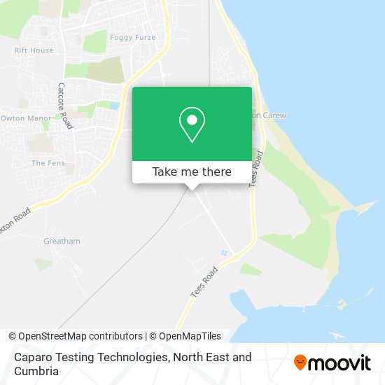 Caparo Testing Technologies map