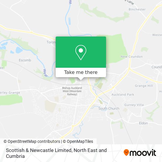 Scottish & Newcastle Limited map
