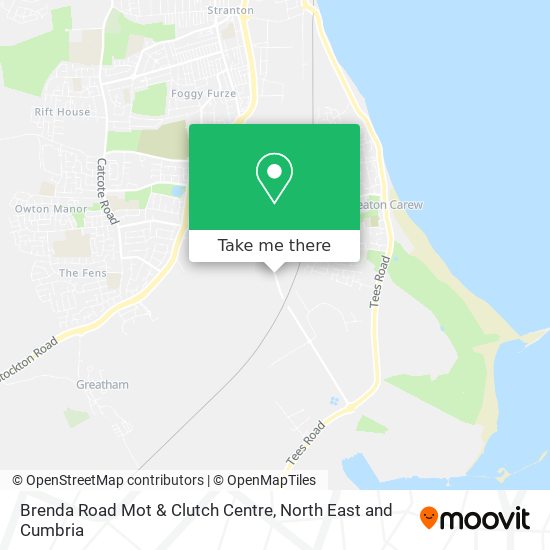 Brenda Road Mot & Clutch Centre map