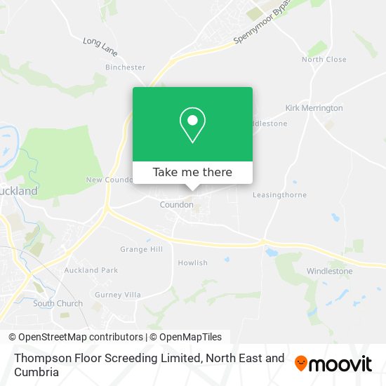 Thompson Floor Screeding Limited map