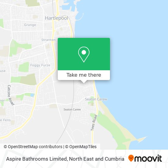Aspire Bathrooms Limited map