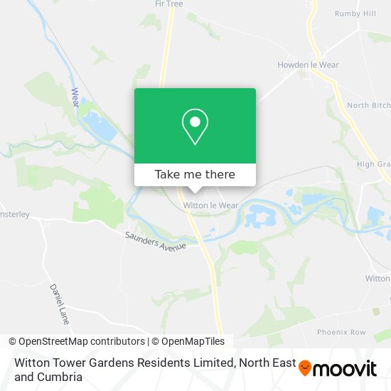 Witton Tower Gardens Residents Limited map