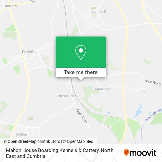 Mahon House Boarding Kennels & Cattery map