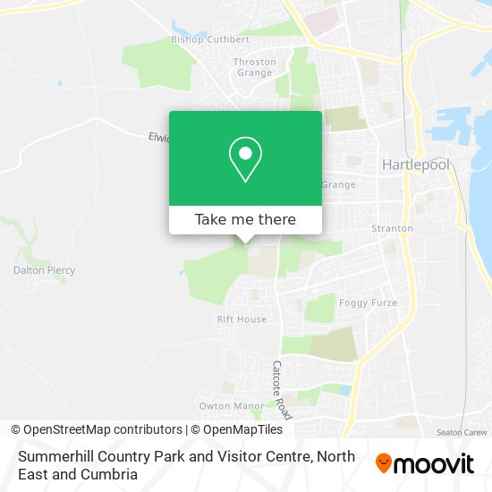 Summerhill Country Park and Visitor Centre map