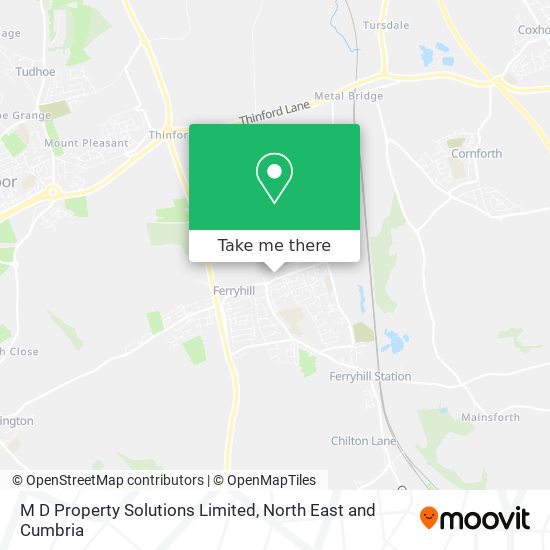 M D Property Solutions Limited map