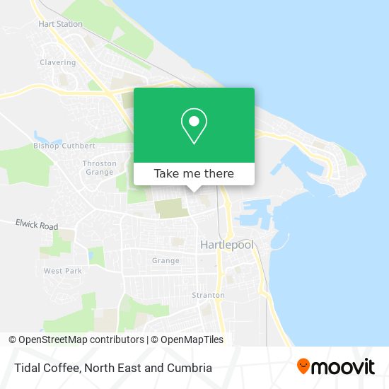 Tidal Coffee map