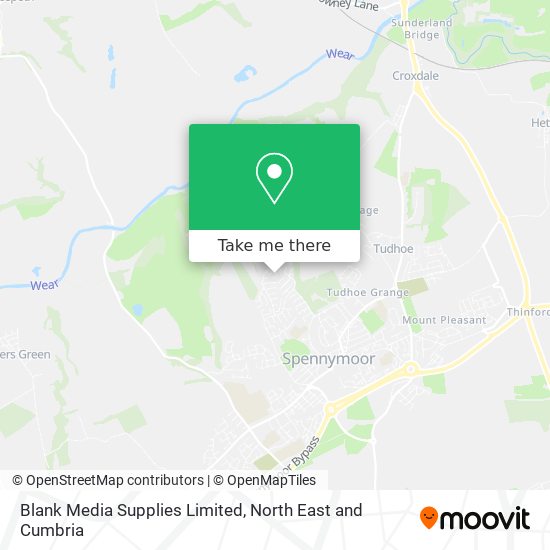 Blank Media Supplies Limited map