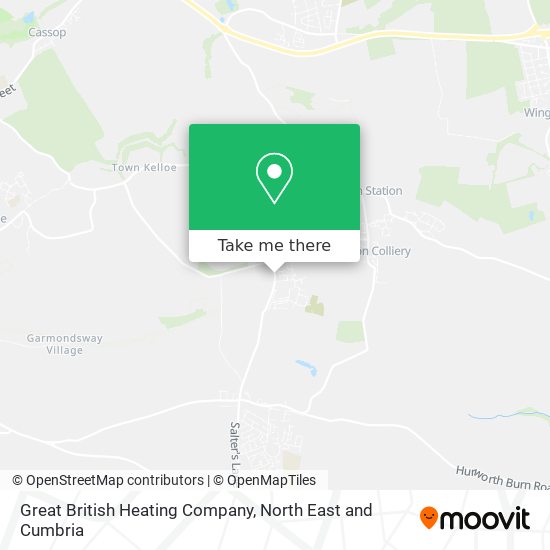 Great British Heating Company map
