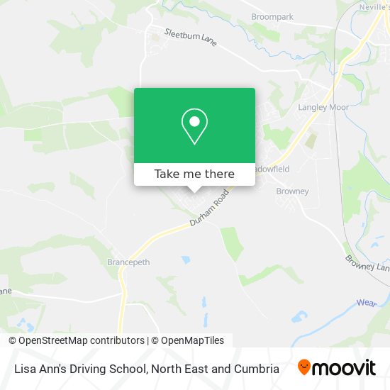 Lisa Ann's Driving School map