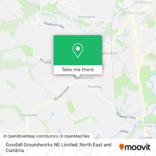 Goodall Groundworks NE Limited map